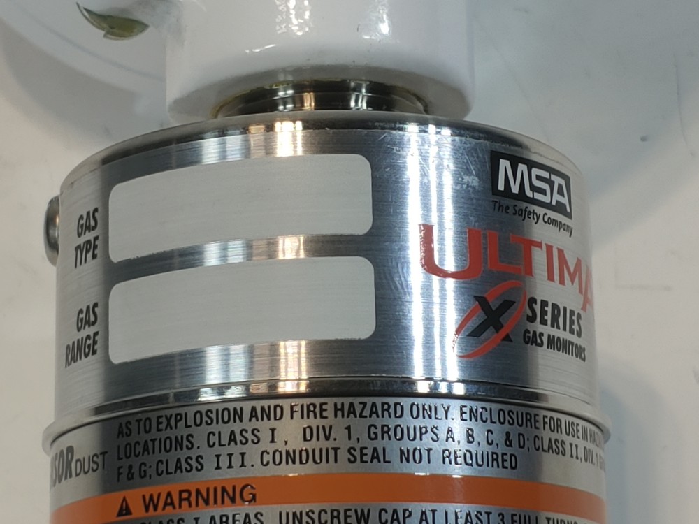 MAS Ultima X Series Gas Detector Model#: A-ULTIMAX-XP-E-63-U-3-D-0-0-0-0-0-0-0-C