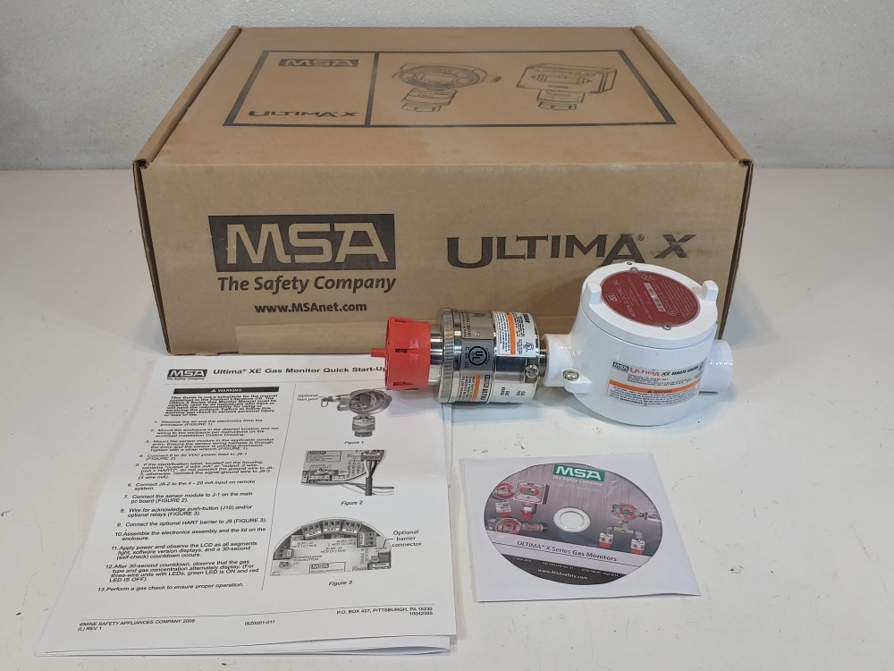 MAS Ultima X Series Gas Detector Model#: A-ULTIMAX-XP-E-63-U-3-D-0-0-0-0-0-0-0-C