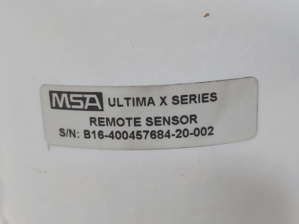 MAS Ultima X Series Gas Detector Model#: A-ULTIMAX-XP-E-63-U-3-D-0-0-0-0-0-0-0-C
