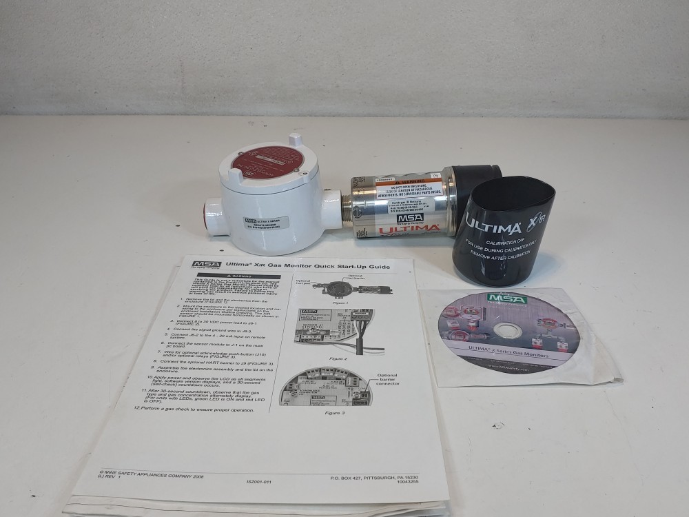 MSA Ultima X IR Gas Monitor Dura Source Model# A-ULTX-SENS-38-10-C 