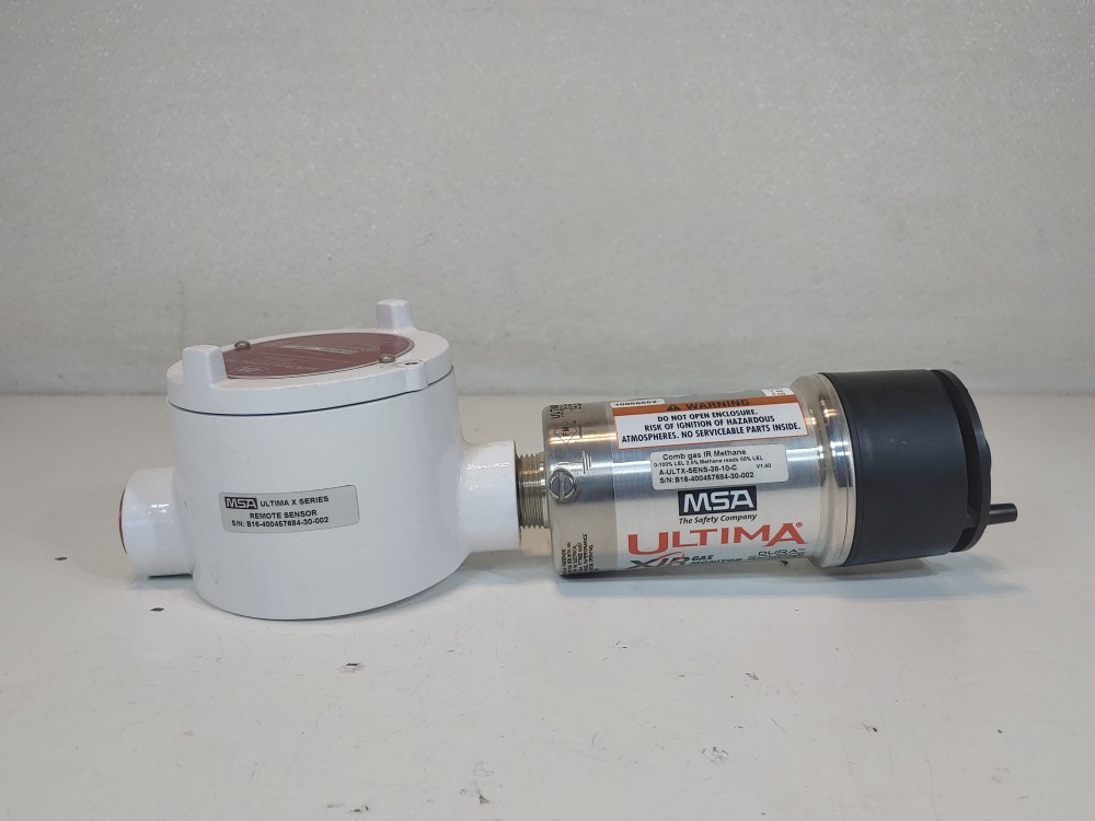 MSA Ultima X IR Gas Monitor Dura Source Model# A-ULTX-SENS-38-10-C 