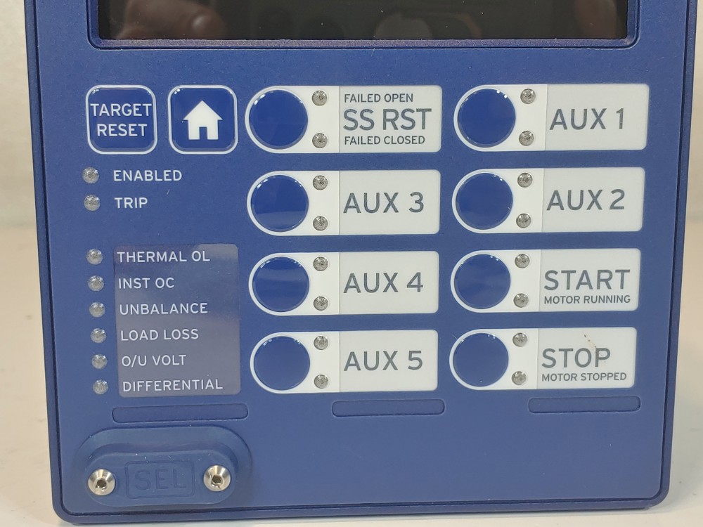 SEL-710-5 Motor Protection Relay P/N: 071050E1ABA9X7485A611