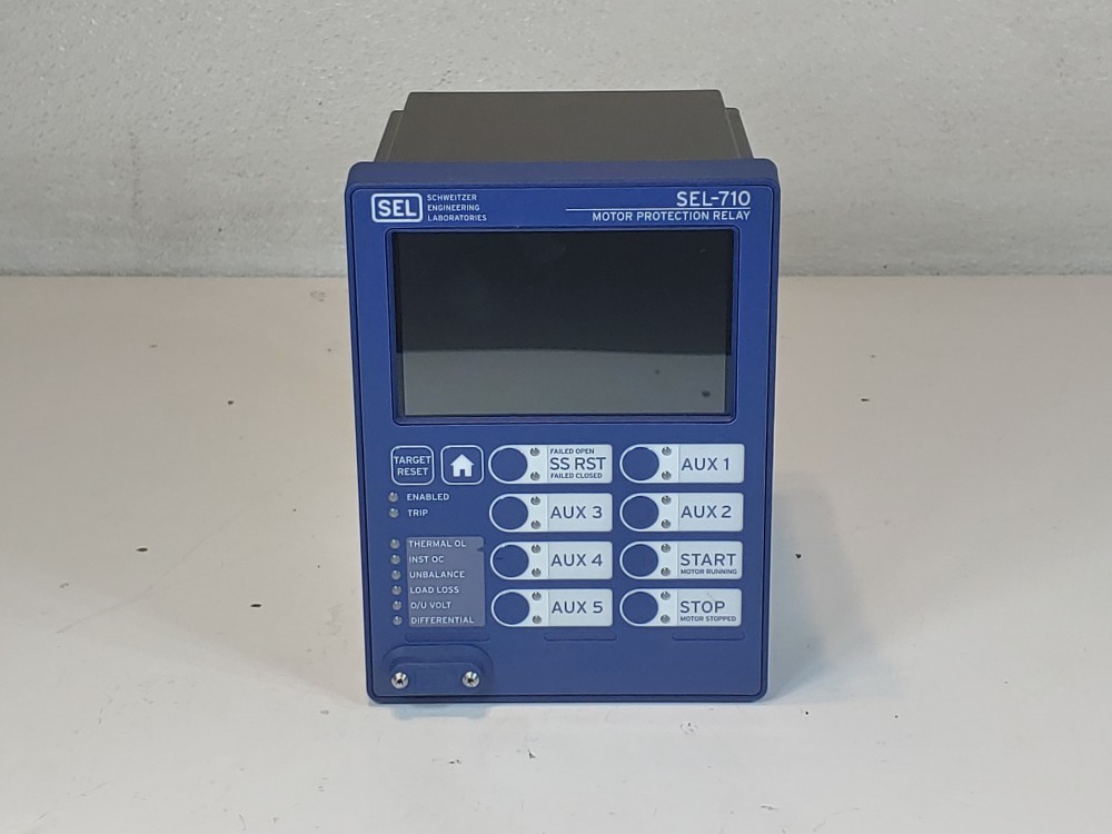 SEL-710-5 Motor Protection Relay P/N: 071050E1ABA9X7485A611