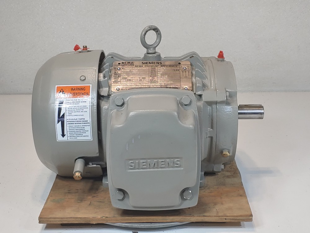 Siemens Type SD100 NEMA Premium Efficiency Motor SD-100 IEEE, 1HP, 1755RPM