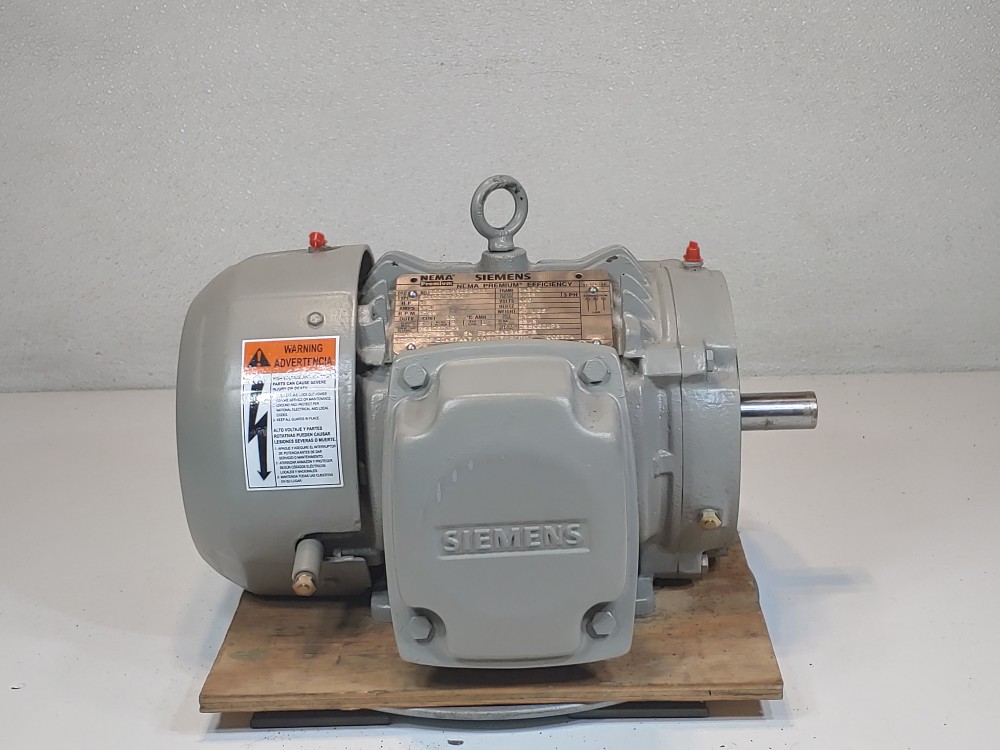 Siemens Type SD100 NEMA Premium Efficiency Motor SD-100 IEEE, 1HP, 1755RPM
