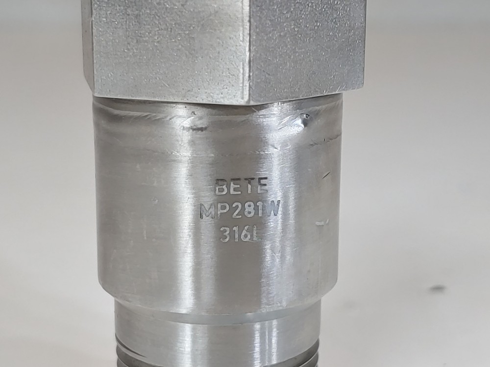 BETE Full Cone Nozzle 3/4" MNPT  316L 