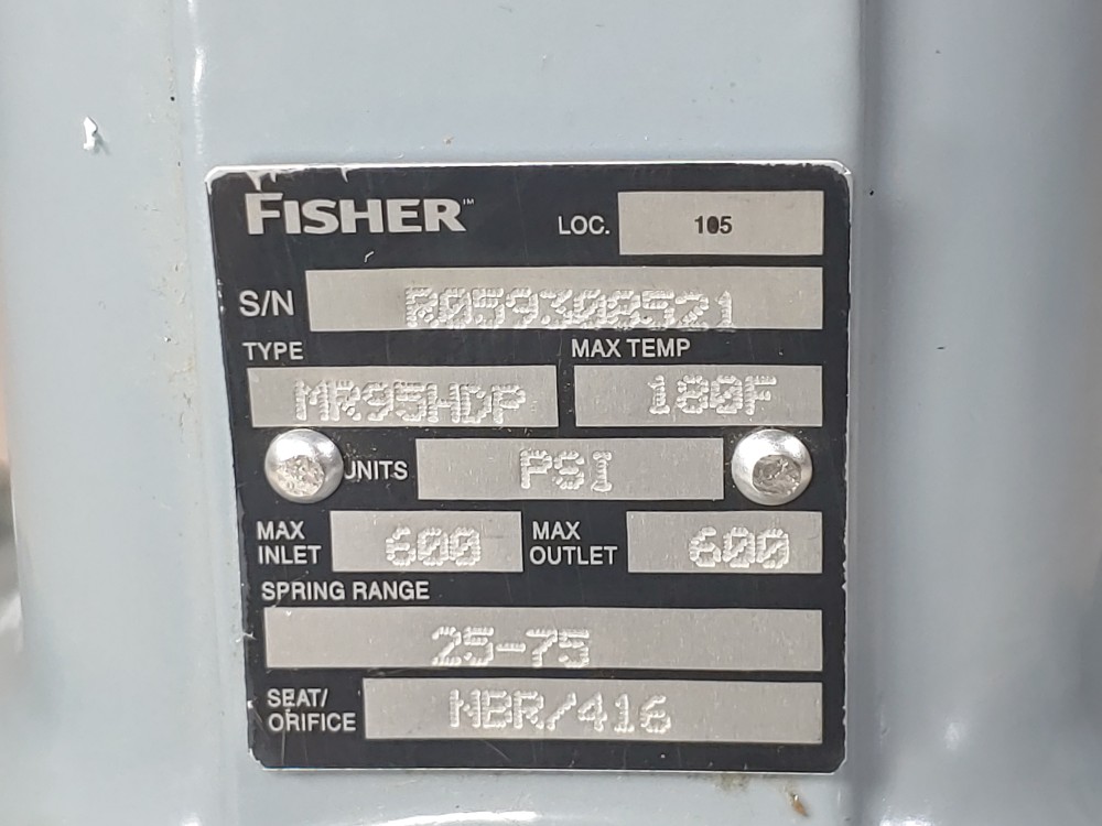 Fisher MR95 Series Pressure Regulator MR95HDP