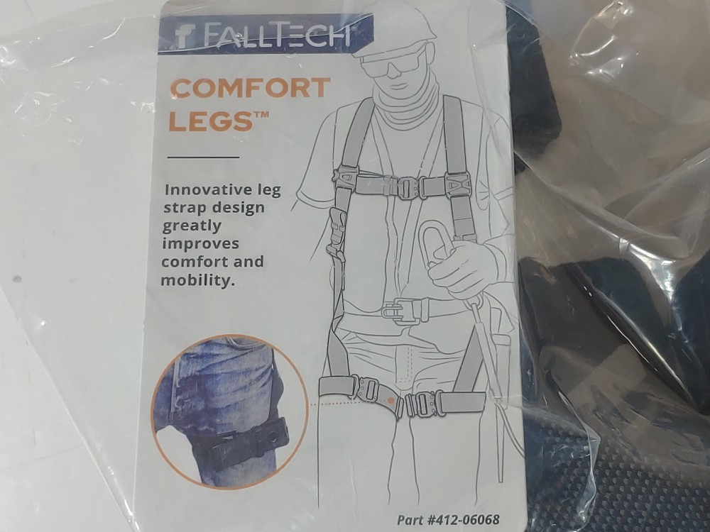 FALLTECH Full Body Fall Protection Vest Harness 2X/3X LG Quick Connect 794A28