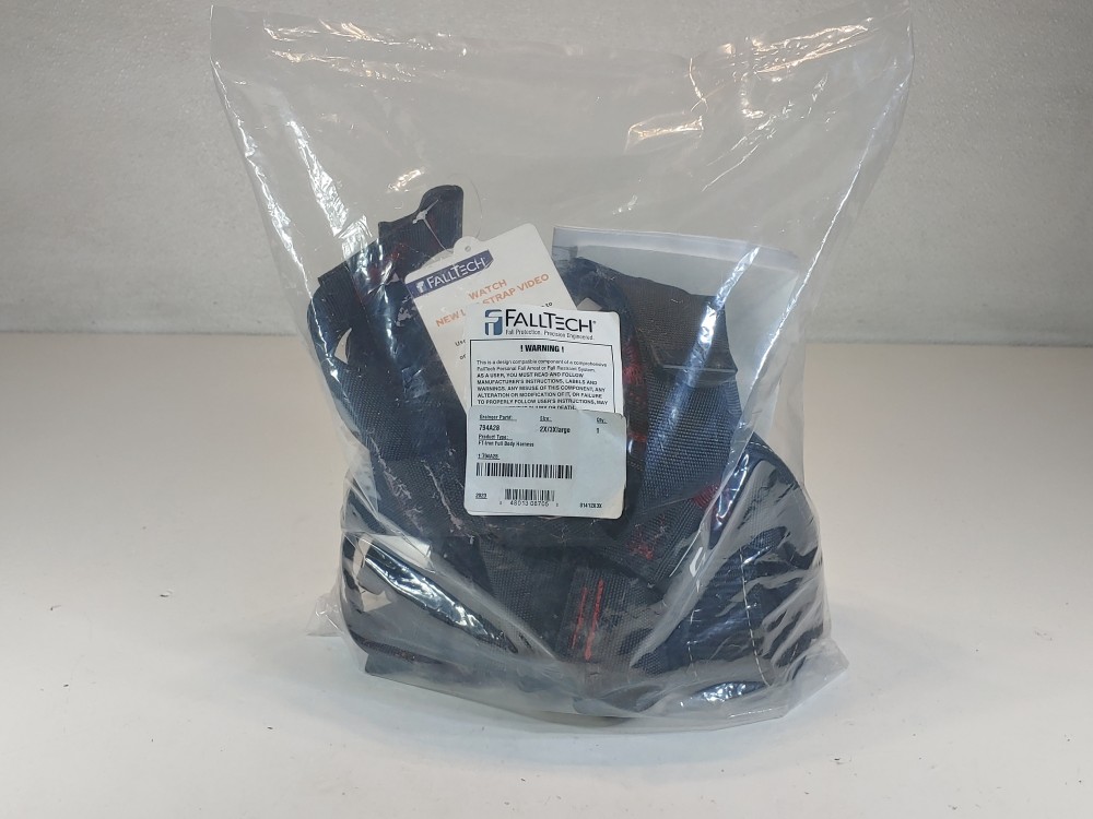 FALLTECH Full Body Fall Protection Vest Harness 2X/3X LG Quick Connect 794A28