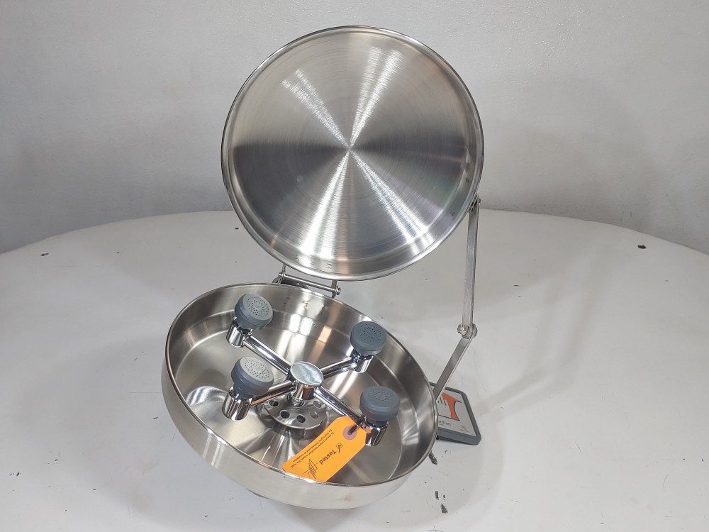 Guardian G1909BC Safety Shower with Eye/Face Wash & Stainless Steel Bowl & Cover