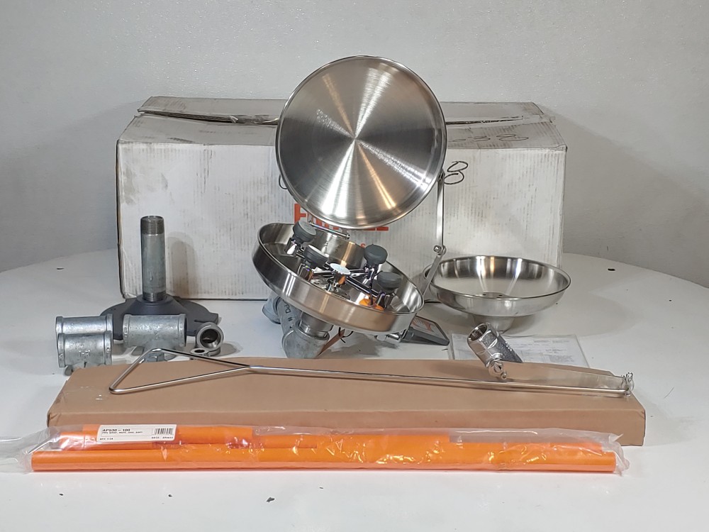 Guardian G1909BC Safety Shower with Eye/Face Wash & Stainless Steel Bowl & Cover