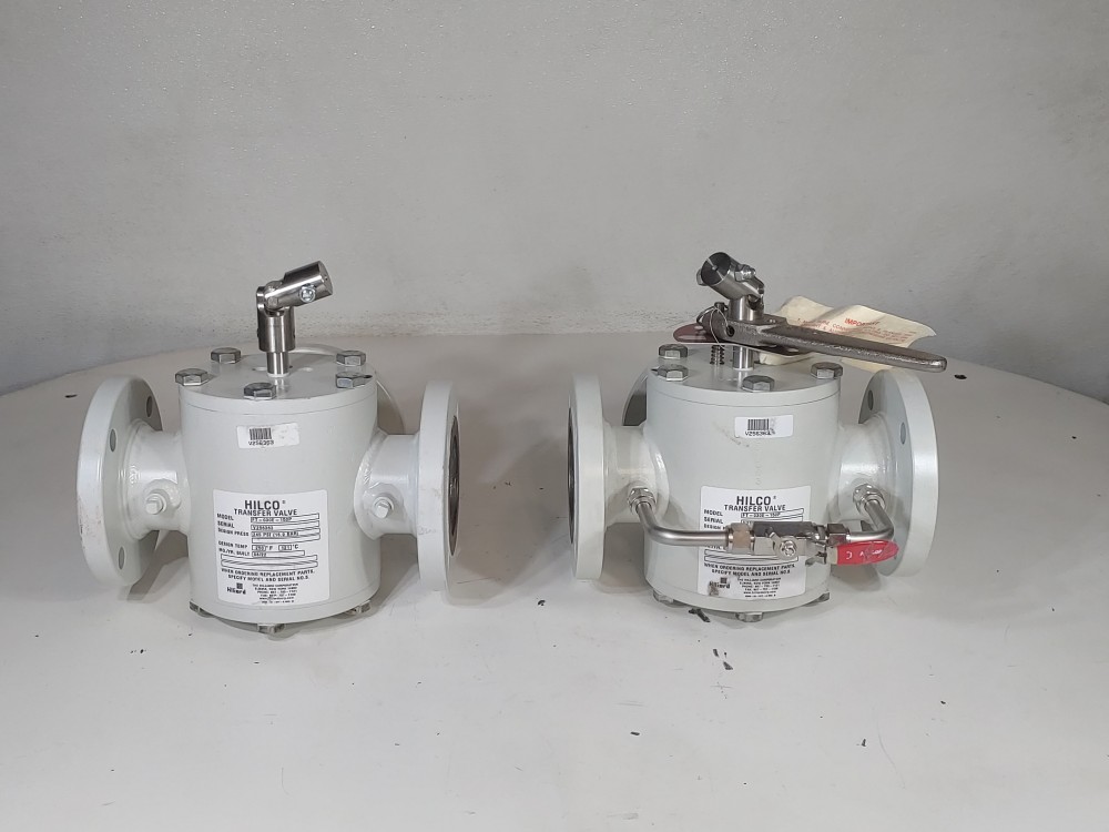 Hillard Hilco 3" 150# 3-Way Split Transfer Valve FT-030E-150P/Serial#: V256363