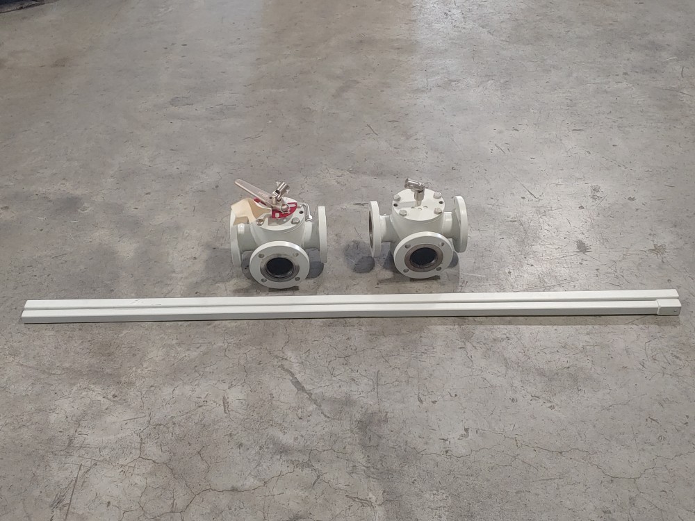 Hillard Hilco 3" 150# 3-Way Split Transfer Valve FT-030E-150P/Serial#: V256363