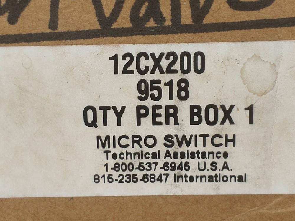 Micro Switch Limit Switch 12CX200  
