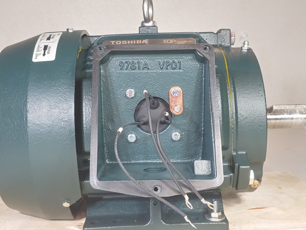 Toshiba 5HP 3500 RPM EQP Global Electric Motor 0052XDSB41A-P