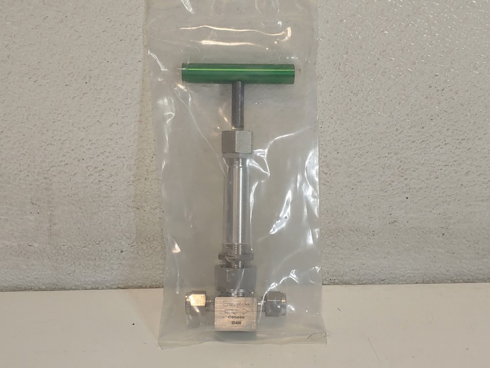 Swagelok Secondary Packed Bellows Sealed Valve 1/4" Tube Fitting SS-4UW SS 