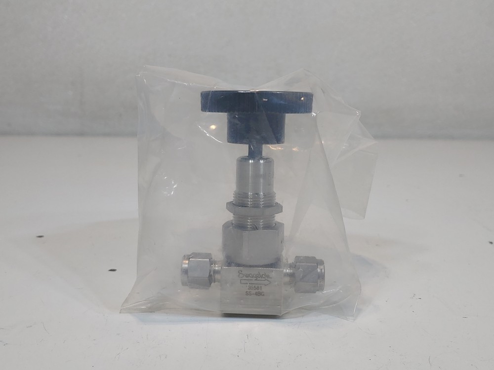 Swagelok SS Bellows Sealed Valve, Spherical Stem Tip 1/4" Tube Fitting SS-4BG