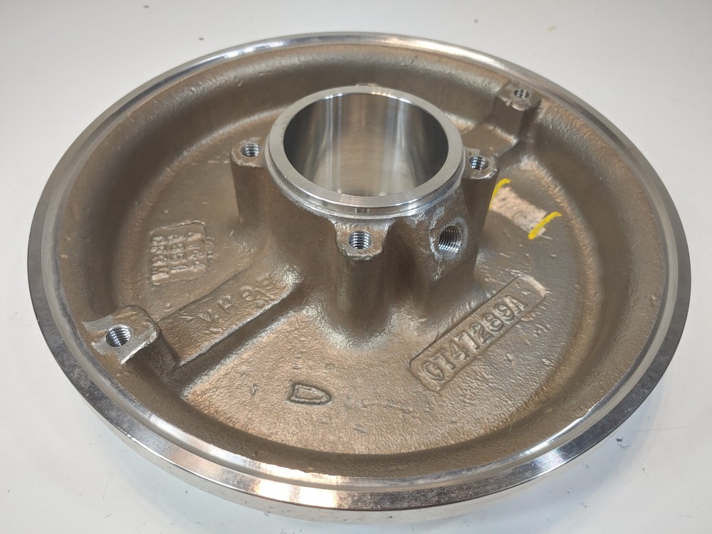 Durco 10" CF8M Stuffing Box Back Cover CT47289A