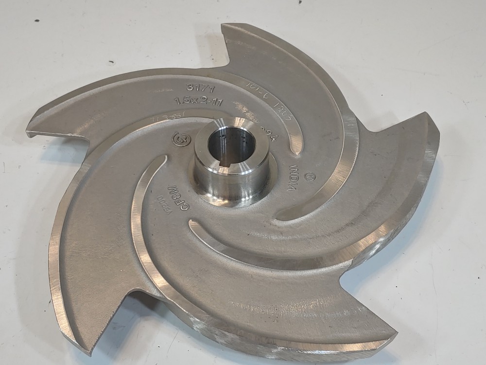 Gould 3171 CF8M 5-Vane 1.5" x 2" - 11 Impeller 