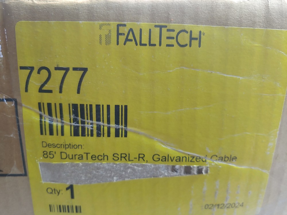 FallTech 7277 85' SRL-R Duratech Galvanized Cable