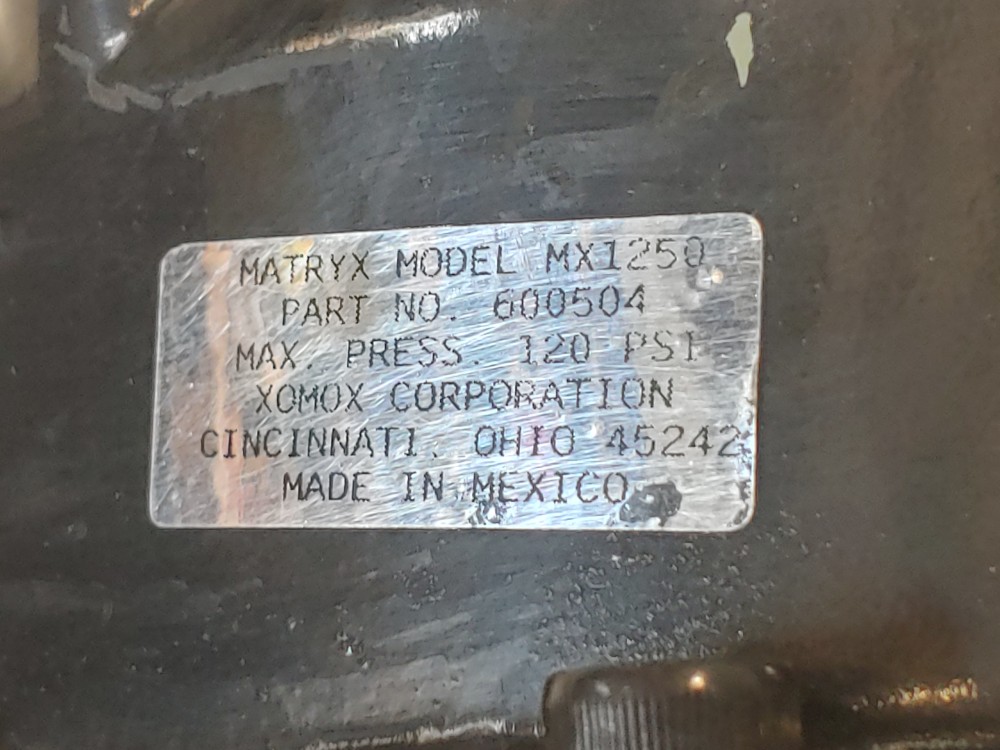 Xomox Matryx MX1250 Vane Actuator