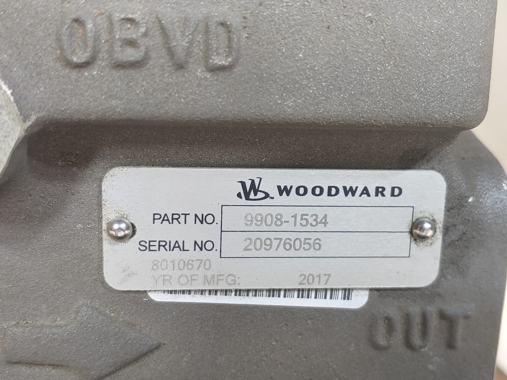 Woodward 9908-1534 GS6 Gas Control Valve ***( CLEAN USED )***