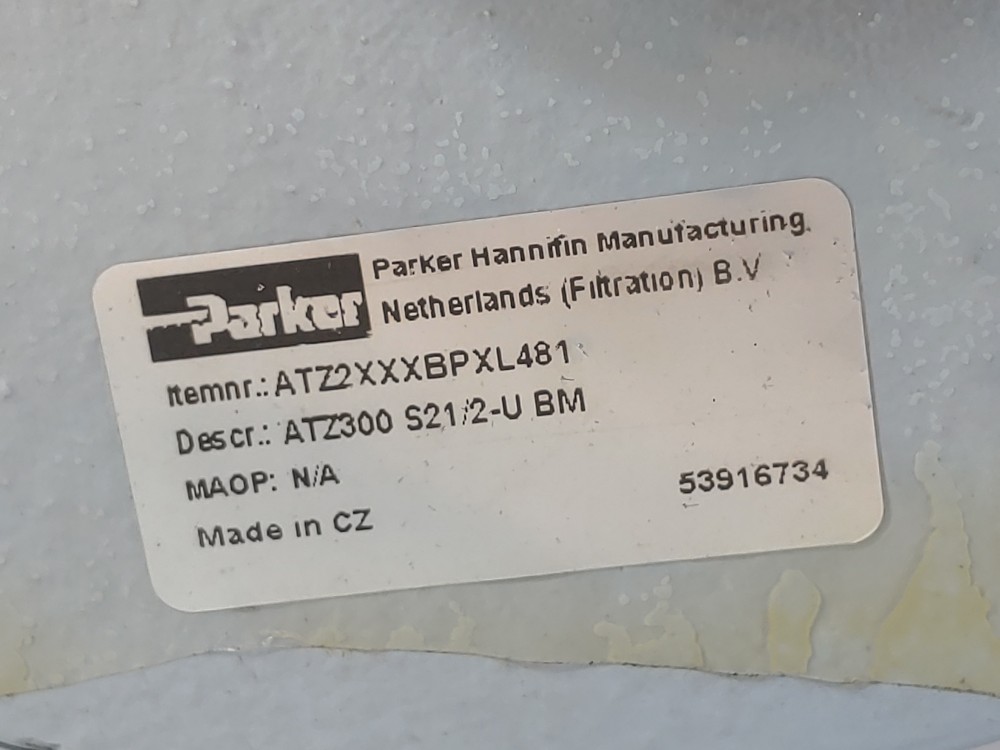 Parker Tank Mounting Suction Filter ATZ300S212UBM