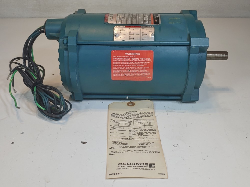 Reliance 1/4 HP 1725 RPM Duty Master A-C Motor C56H5005M-PH