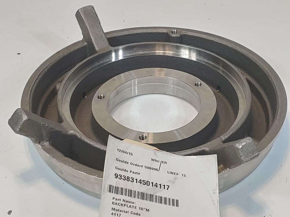Gould 10" Stuffing Box Cover Part Number 9338-31-4501 Mat'l Code 4117