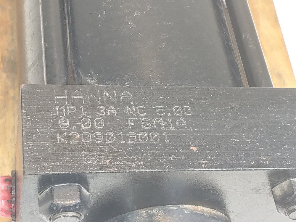 Hanna MP1-3A-NC-5.00-9.00-FSMIA Pneumatic Cylinder 