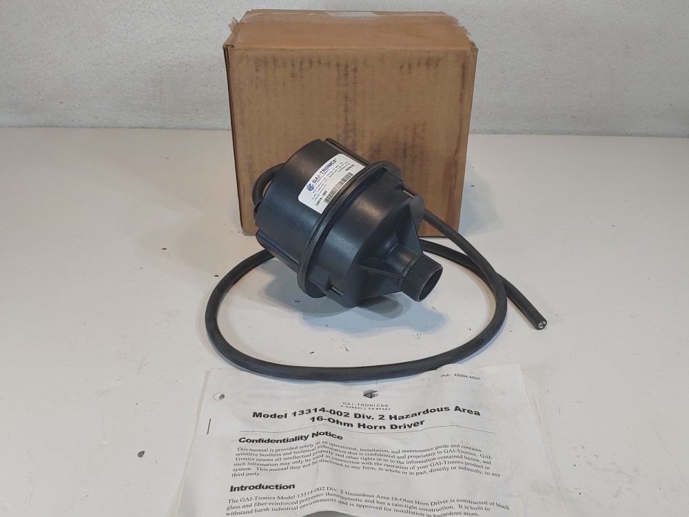 GAI-TRONICS 13314-002 Signaling Motor Control Horn Driver