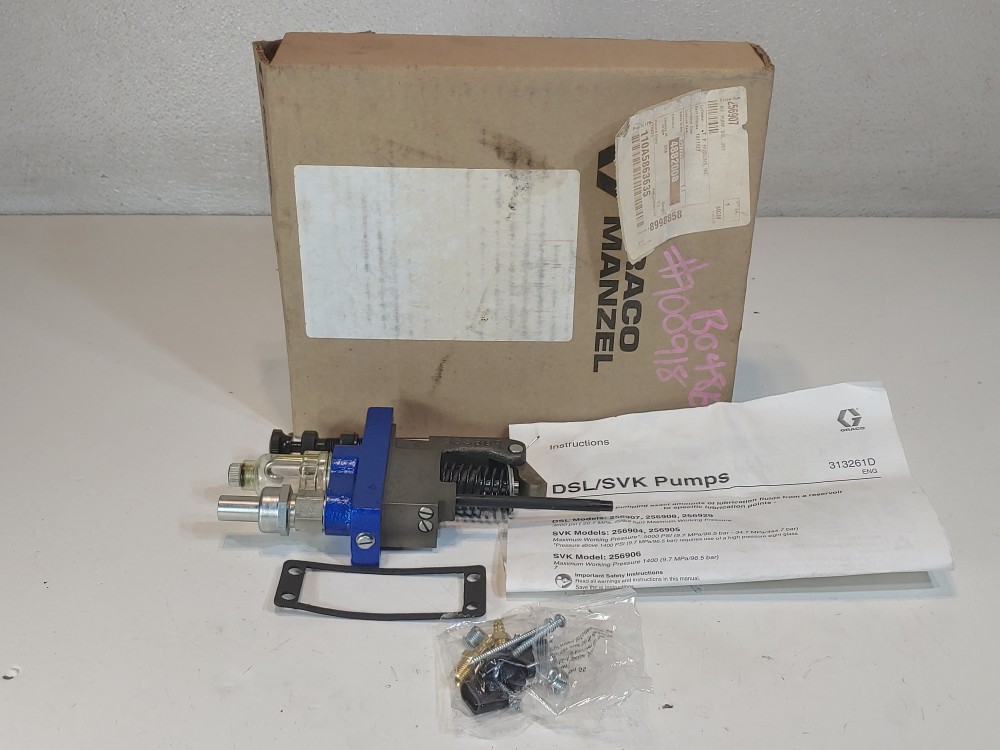 Graco Manzel Short Tube Lubrication Pump Kit DSL .281 P/N 256907
