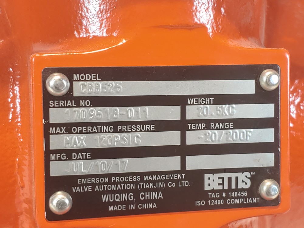 Bettis Double Acting Pneumatic Valve Actuator Model CBB525