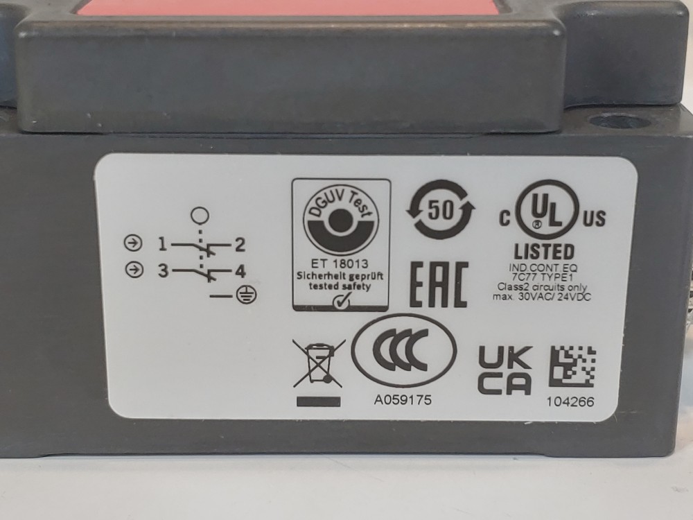 Euchner Safety Limit/Position Switch NZ2HS-538SVM5