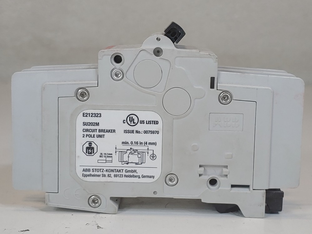 ABB 5 Amp 2-Pole Miniature Circuit Breaker SU 202M
