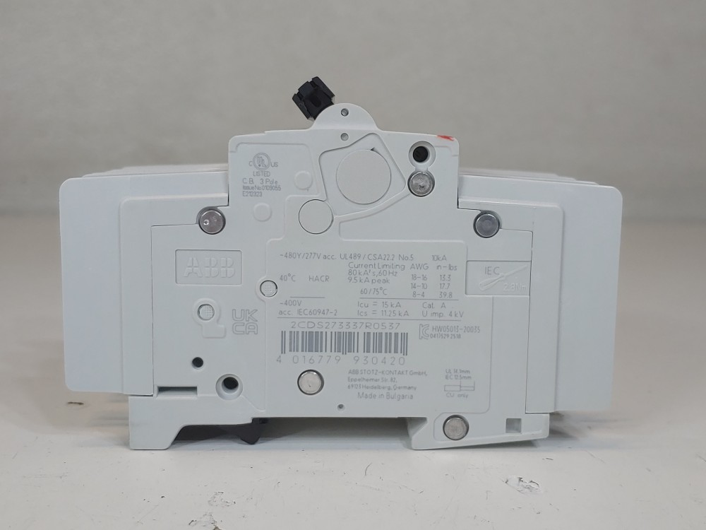 ABB 32 Amp 3-Pole Miniature Circuit Breaker Type SU 203M-K32