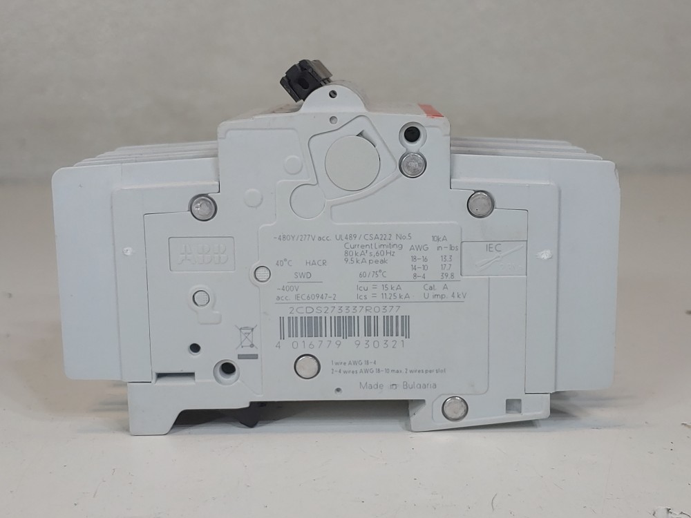 ABB 6 Amp 2-Pole Miniature Circuit Breaker Type SU 203M-K6