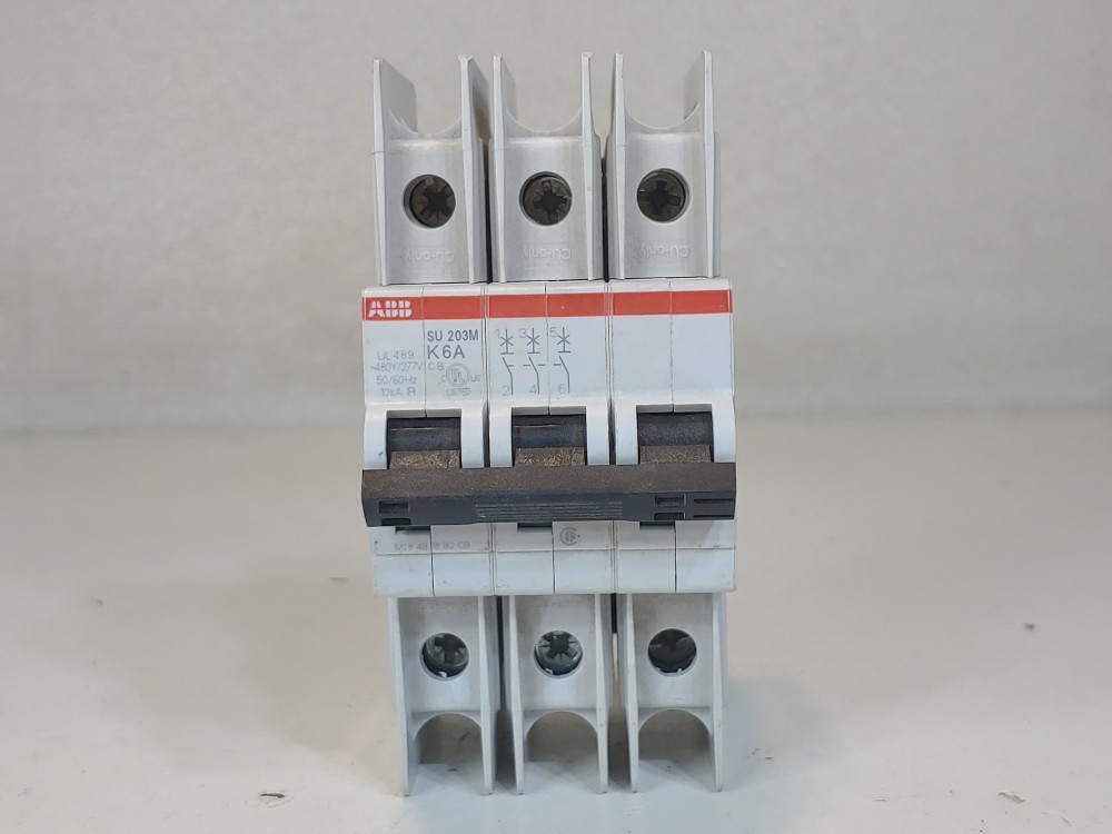 ABB 6 Amp 2-Pole Miniature Circuit Breaker Type SU 203M-K6