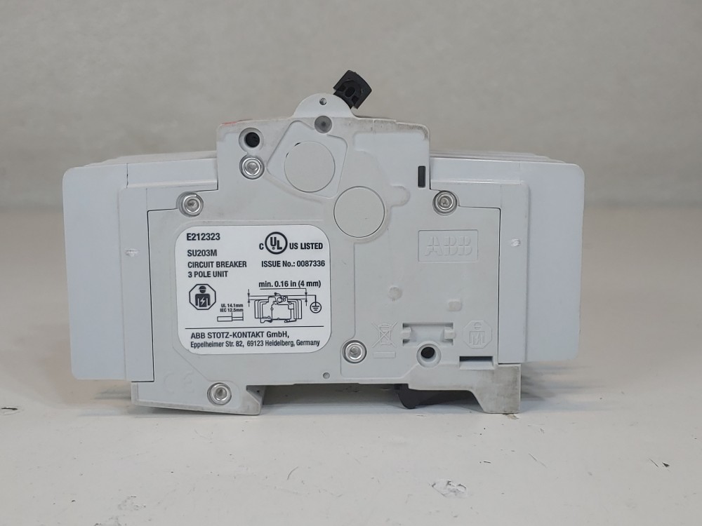 ABB 6 Amp 2-Pole Miniature Circuit Breaker Type SU 203M-K6