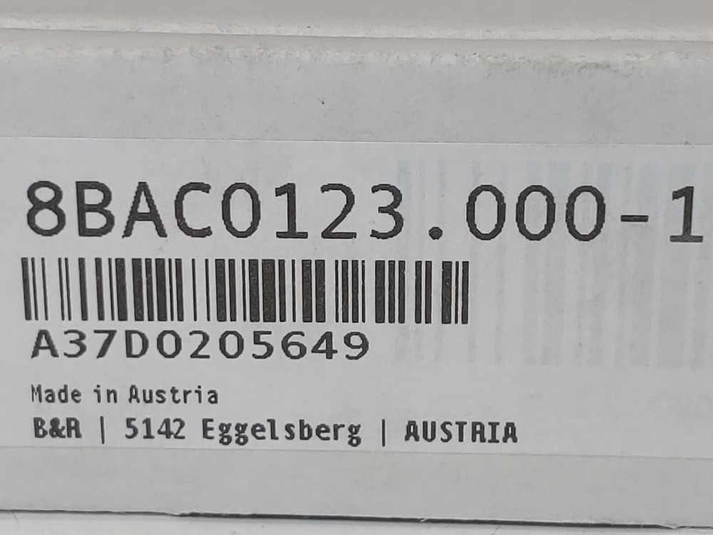 B&R Incremental Encoder & SSI Absolute Encoder Interface Module 8BAC0123.000-1 