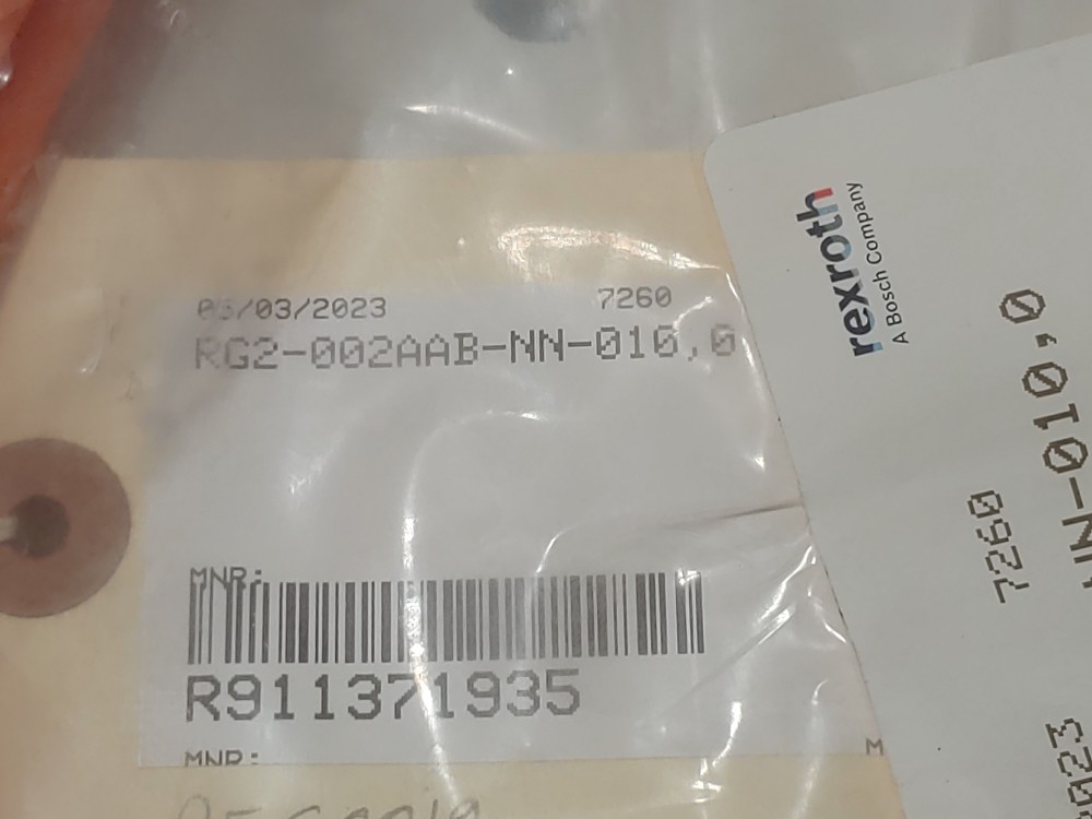 Rexroth RG2-002AAB-NN-010,0 Encoder Cable 