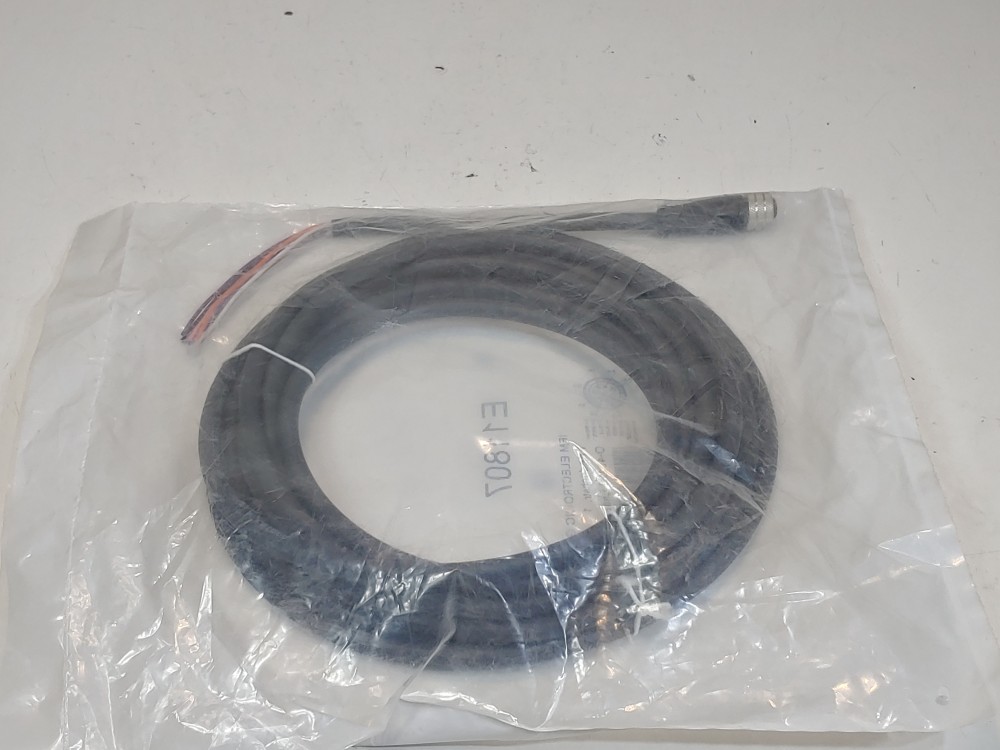 IFM Electronic GMBH E11807 Female Cordset, M12 Female To Pigtail 5M
