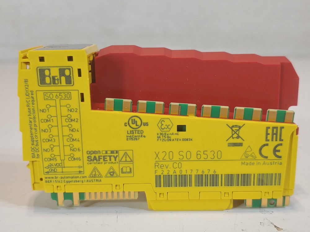 B&R Safe Digital Output Module X20 S0 6530