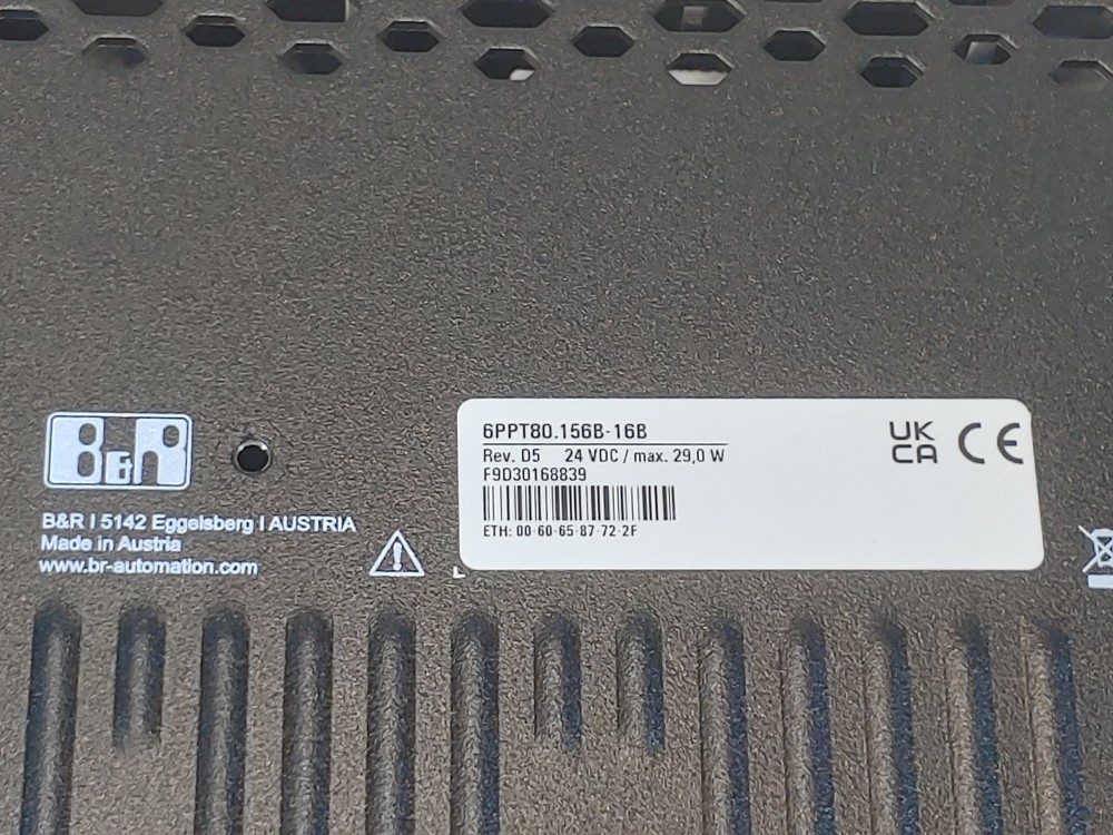 B&R Power Panel T80 Model#: 6PPT80 156B-16B