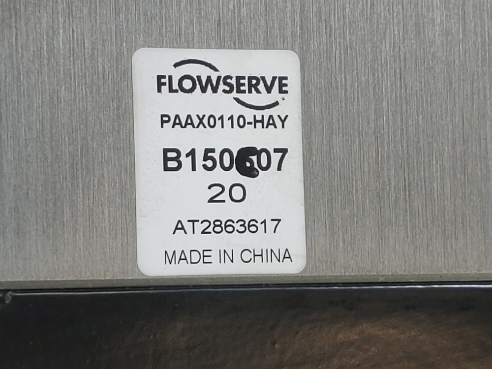 Flowserve B150C07 Pneumatic Actuated Butterfly Valve (Amresist 4" 150)