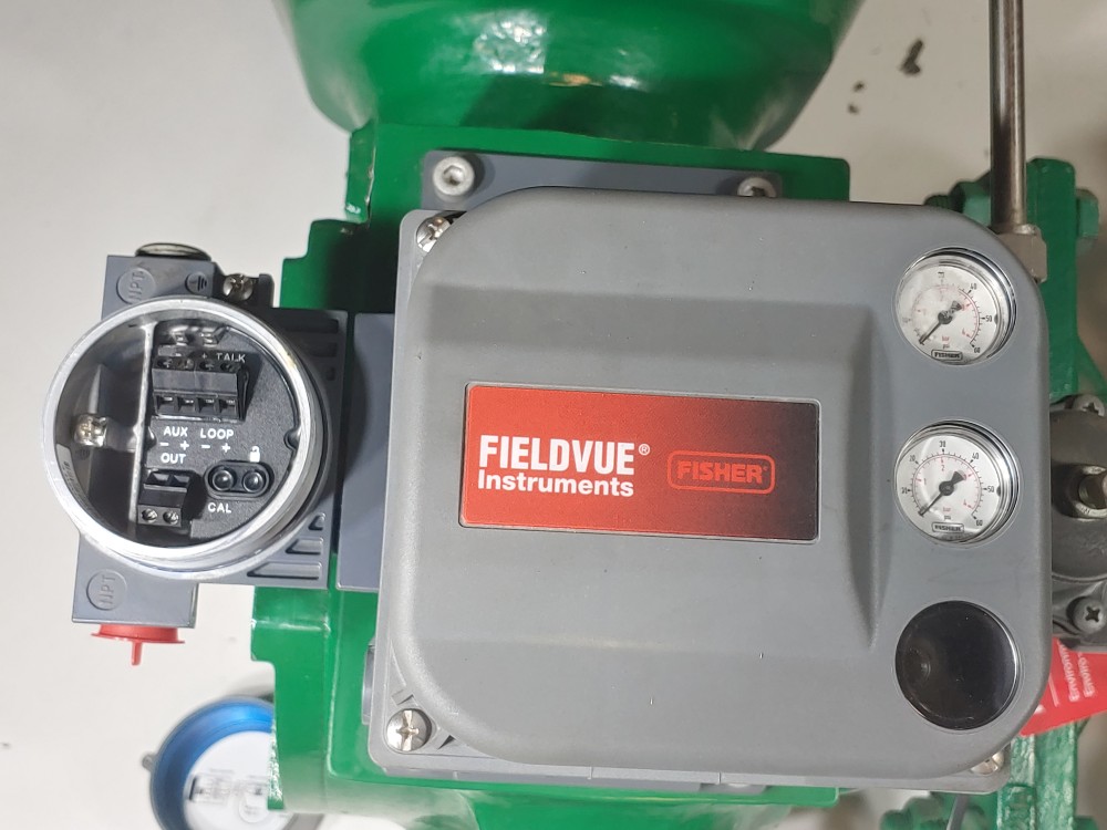 Fisher 8" 300/600# Actuated Butterfly Valve  w/ Fisher DVC6200 Positioner