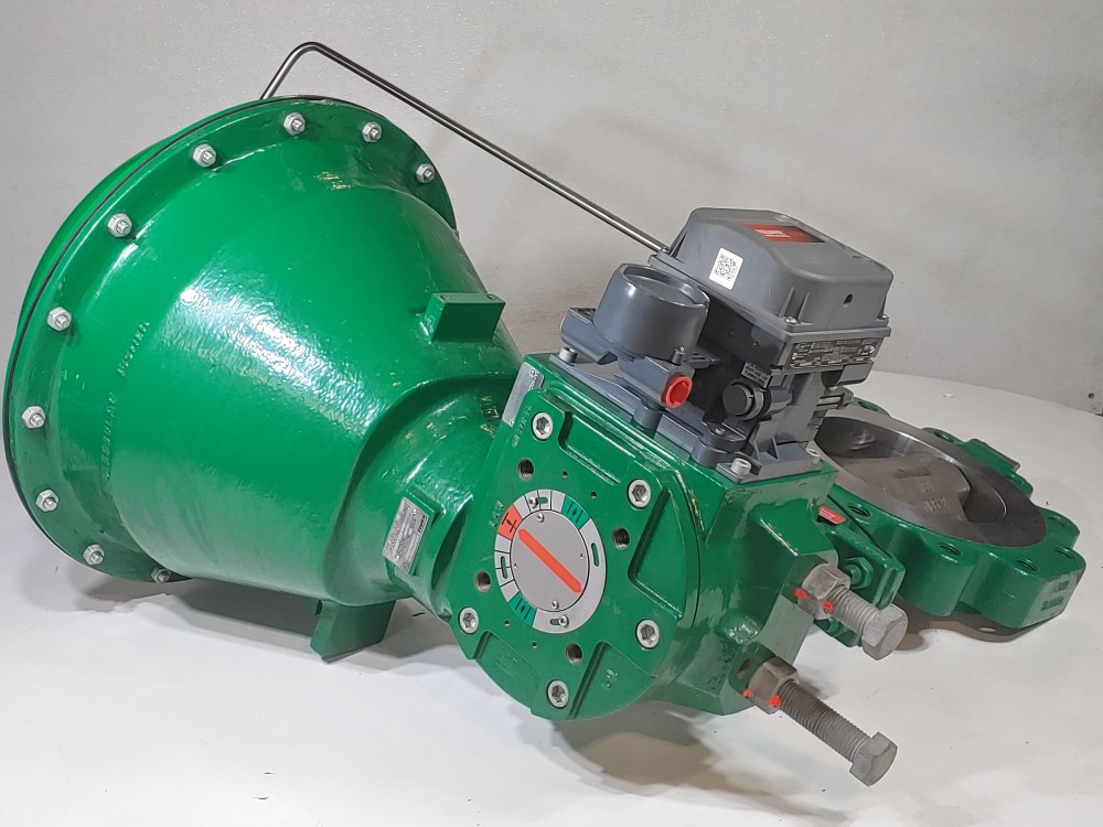 Fisher 8" 300/600# Actuated Butterfly Valve  w/ Fisher DVC6200 Positioner