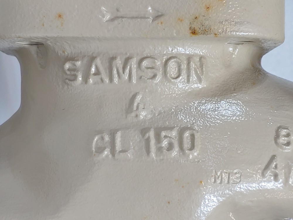 Samson 4" 150#CL Type 3277 Actuator Control Valve w/ Positioner 