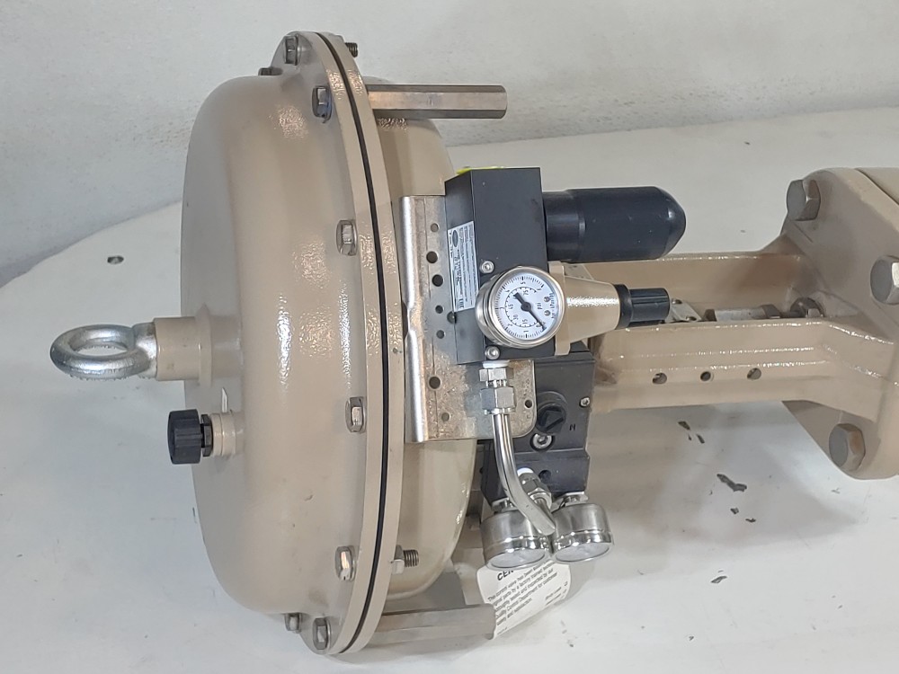 Samson 4" 150#CL Type 3277 Actuator Control Valve w/ Positioner 