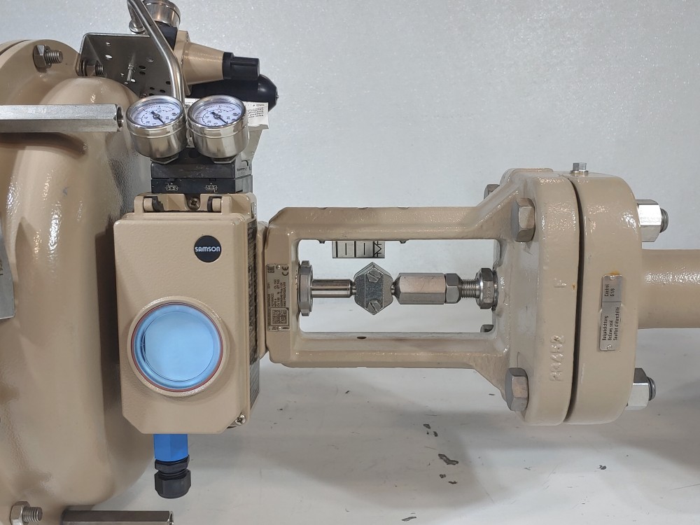 Samson 4" 150#CL Type 3277 Actuator Control Valve w/ Positioner 